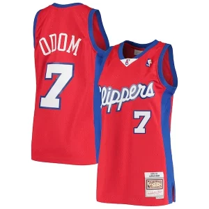 Lamar Odom LA Clippers 2000/01 Hardwood Classics Gorgeous Swingman Jersey Red