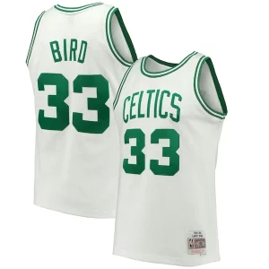 Larry Bird Boston Celtics Hardwood Classics 1985/86 Swingman Jersey White/Kelly Green Premium