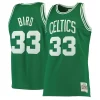 Larry Bird Boston Celtics Hardwood Classics Premium Swingman Jersey Kelly Green/White