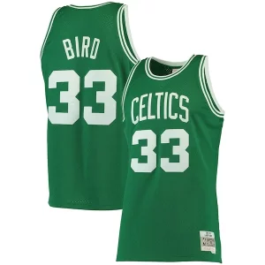 Larry Bird Boston Unique Celtics 1985/86 Big & Tall Hardwood Classics Swingman Jersey Kelly Green