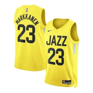 Lauri Markkanen Utah Jazz Eye - catching Nike Unisex Swingman Jersey Icon Edition Gold