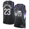 Lauri Markkanen Utah Jazz Jordan Brand Unisex 2024/25 Swingman Jersey Gorgeous Statement Edition Black