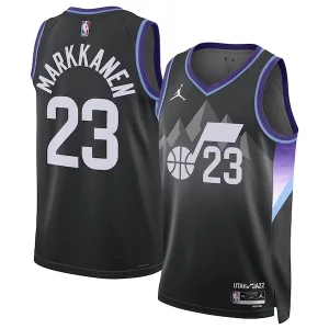 Lauri Markkanen Utah Jazz Jordan Brand Unisex 2024/25 Swingman Jersey Gorgeous Statement Edition Black