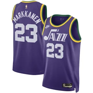 Lauri Markkanen Utah Jazz Nike Unisex 2023/24 Swingman Replica Jersey Chic Classic Edition Purple