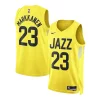 Lauri Markkanen Utah Jazz Unique Nike Unisex Swingman Jersey Association Edition Gold
