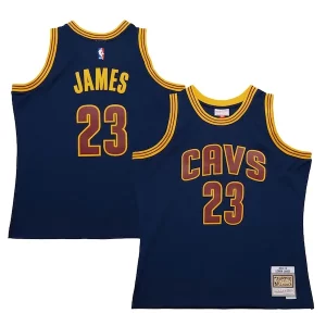 LeBron James Cleveland Cavaliers 2015/16 Hardwood Classics Swingman Jersey Fabulous Navy