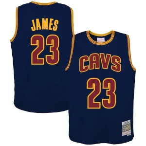 LeBron James Cleveland Cavaliers Youth 2008/09 Hardwood Chic Classics Swingman Jersey Navy