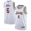 LeBron James Los Angeles Lakers Nike Youth Performance Swingman Jersey Association Edition Chic White