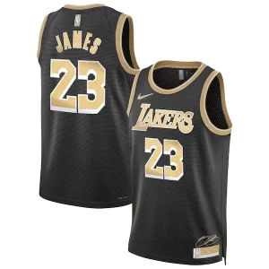 LeBron James Los Angeles Lakers Nike Unisex Select Series Swingman Eye - catching Jersey聽鈥?Black
