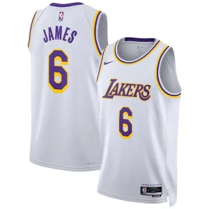 LeBron James Los Angeles Lakers Nike Unisex Swingman Eye - catching Jersey Association Edition White