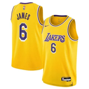 LeBron James Los Angeles Lakers Nike Youth Swingman Fabulous Jersey Icon Edition Gold