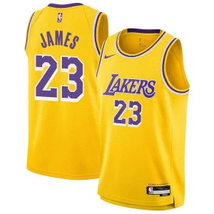 LeBron James Los Angeles Lakers Nike Youth Swingman Trendy Jersey Icon Edition Gold