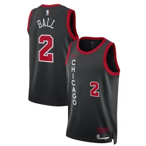 Lonzo Ball Chicago Bulls Nike Unisex 2023/24 Elegant Swingman Jersey Black City Edition