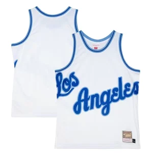 Los Angeles Lakers Hardwood Classics Blown Unique Out Fashion Jersey White
