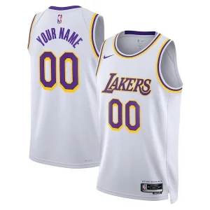 Los Angeles Lakers Nike Unisex Swingman Custom Stylish Jersey White Association Edition