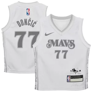 Luka Dončić Dallas Mavericks Nike Preschool 2024/25 Swingman Player Chic Jersey City Edition White