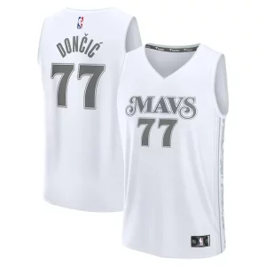 Luka Dončić Dallas Mavericks Youth 2024/25 Fast Trendy Break Player Jersey City Edition White