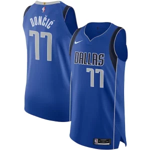 Luka Dončić Dallas Unique Mavericks Nike Authentic Jersey Association Edition Blue