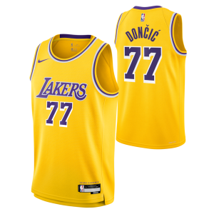 Luka Dončić Los Angeles Chic Lakers Nike Unisex Swingman Jersey Icon Edition Gold