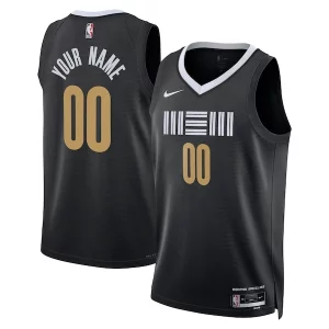 Memphis Grizzlies Nike Unisex 2023/24 Fabulous Custom Swingman Jersey Black City Edition
