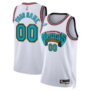 Memphis Grizzlies Nike Unisex Adult Swingman Custom Elegant Jersey Classic Edition White