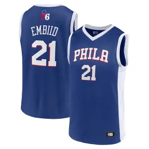 Men's Joel Embiid Royal Philadelphia Trendy 76ers Player Jersey