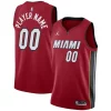 Miami Heat Jordan Brand Swingman Custom Jersey Statement Edition Red Trendy