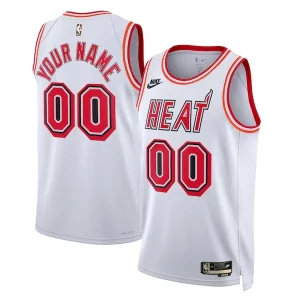 Miami Heat Nike Unisex 2022/23 Custom Swingman Jersey Classic Chic Edition White