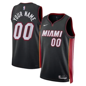 Miami Heat Nike Unisex Gorgeous Swingman Custom Jersey Black Icon Edition