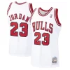 Michael Jordan Chicago Bulls 1997/98 Fabulous Hardwood Classics Authentic Jersey White/Black/Scarlet