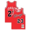 Michael Jordan Chicago Eye - catching Bulls Toddler Hardwood Classics 1984/85 Authentic Swingman Jersey Red