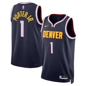 Michael Porter Stylish Jr. Denver Nuggets Nike Unisex Swingman Jersey Icon Edition Navy