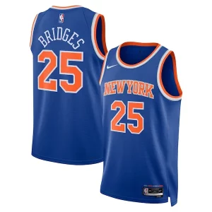 Mikal Bridges New York Knicks Nike Unisex 2024 Offseason Addition Nike Unique Swingman Jersey Blue
