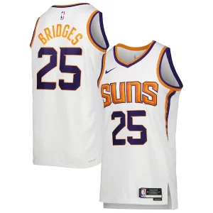 Mikal Bridges Phoenix Suns Nike Unisex Eye - catching Swingman Jersey Association Edition White/Purple