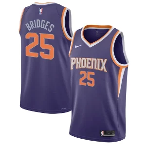 Mikal Bridges Phoenix Suns Nike Youth Swingman Jersey Icon Fabulous Edition Purple/White