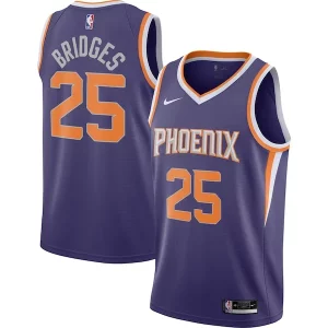 Mikal Eye - catching Bridges Phoenix Suns Nike 2020/21 Swingman Player Jersey Icon Edition Purple