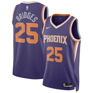 Mikal Gorgeous Bridges Phoenix Suns Nike Unisex Swingman Jersey Icon Edition Purple/White