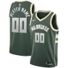 Milwaukee Bucks Nike Gorgeous Swingman Custom Jersey Green Icon Edition