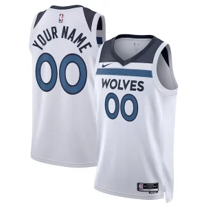 Minnesota Timberwolves Nike Unisex Swingman Fabulous Custom Jersey White Association Edition