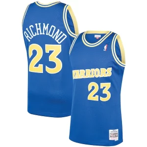 Mitch Richmond Golden State Premium Warriors 1990/91 Hardwood Classics Swingman Jersey Royal