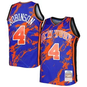Nate Robinson New York Knicks 2005/06 Hardwood Classics Marble Swingman Unique Jersey Blue