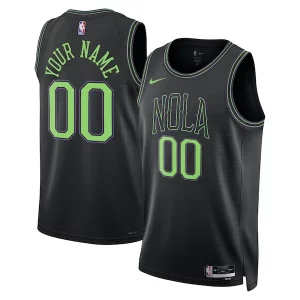 New Orleans Pelicans Nike Unisex 2023/24 Custom Swingman Eye - catching Jersey Black City Edition