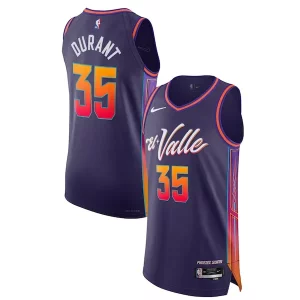 Nike Kevin Durant Unique Phoenix Suns Authentic Jersey City Edition Purple