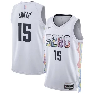 Nikola Jokic Denver Nuggets Nike Unisex 2024/25 Swingman Player Jersey Unique City Edition White