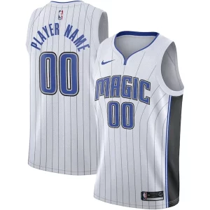 Orlando Magic Elegant Nike 2020/21 Swingman Custom Jersey Association Edition White