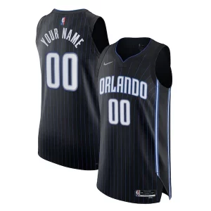 Orlando Magic Nike Eye - catching 2021/22 Diamond Authentic Custom Jersey Icon Edition Black