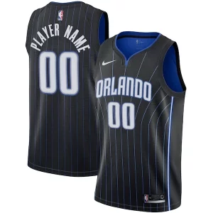 Orlando Magic Nike Stylish 2020/21 Swingman Custom Jersey Icon Edition Black/White