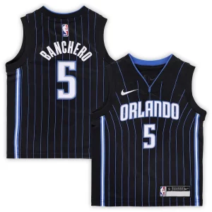 Paolo Banchero Orlando Magic Nike Preschool Swingman Player Jersey Icon Edition Chic Black