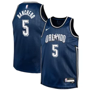 Paolo Banchero Orlando Magic Nike Youth Swingman Replica Jersey City Edition Gorgeous Navy