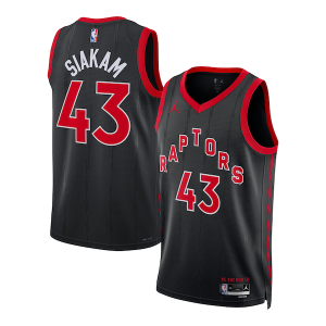 Pascal Chic Siakam Toronto Raptors Jordan Brand Unisex Swingman Jersey Statement Edition Black